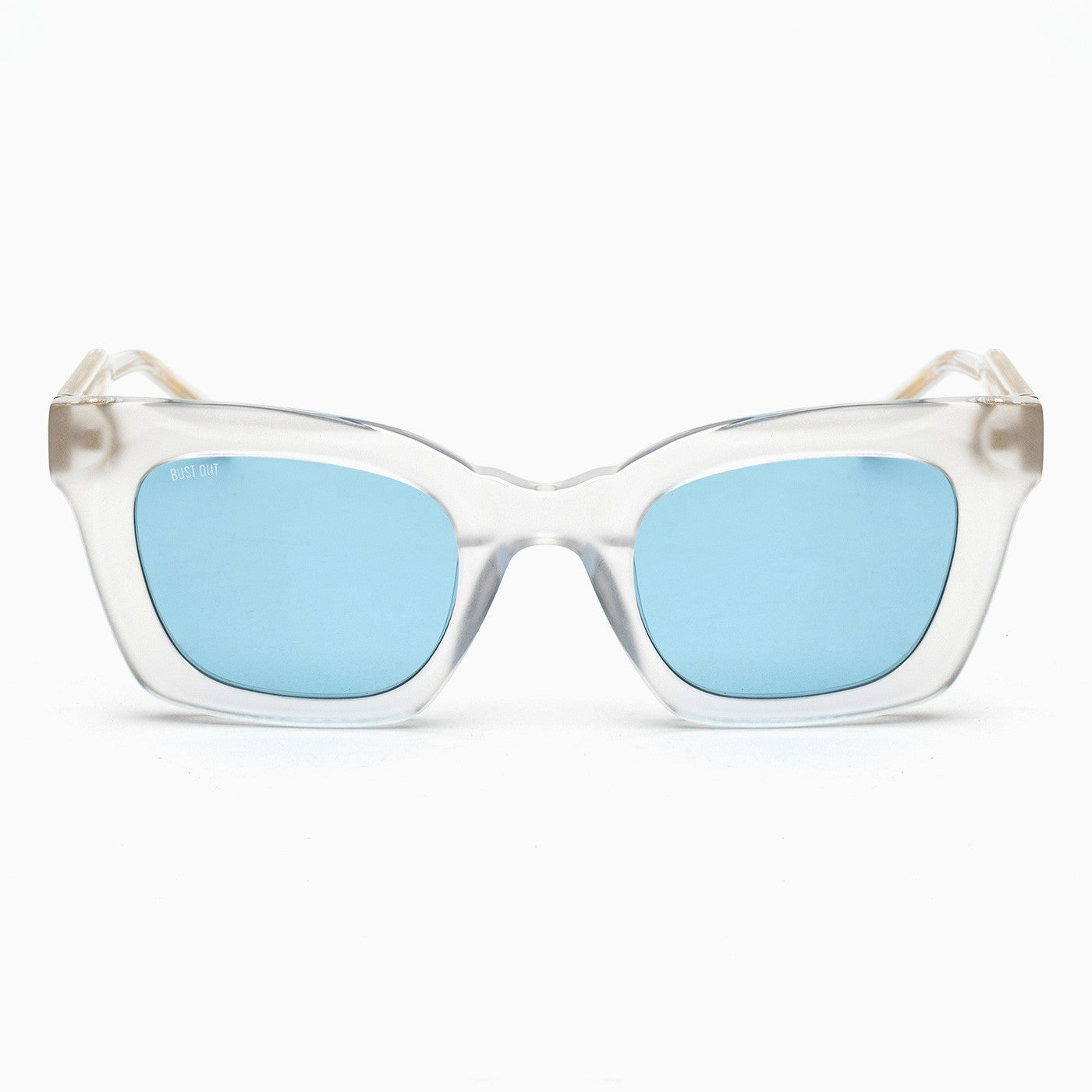 Occhiali da Sole Bust Out Angelina Cristallo Grigio